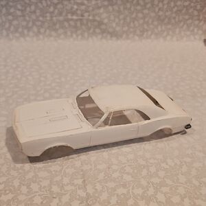 White 1967-68 Chevrolet Camaro SS Plastic Toy Car Body Only